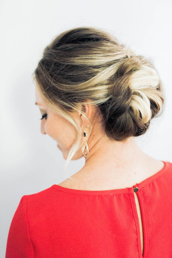 A Holiday Hair Tutorial, The Twisted Tuck