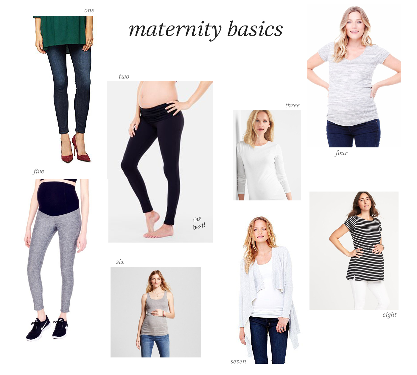 My favorite maternity basics