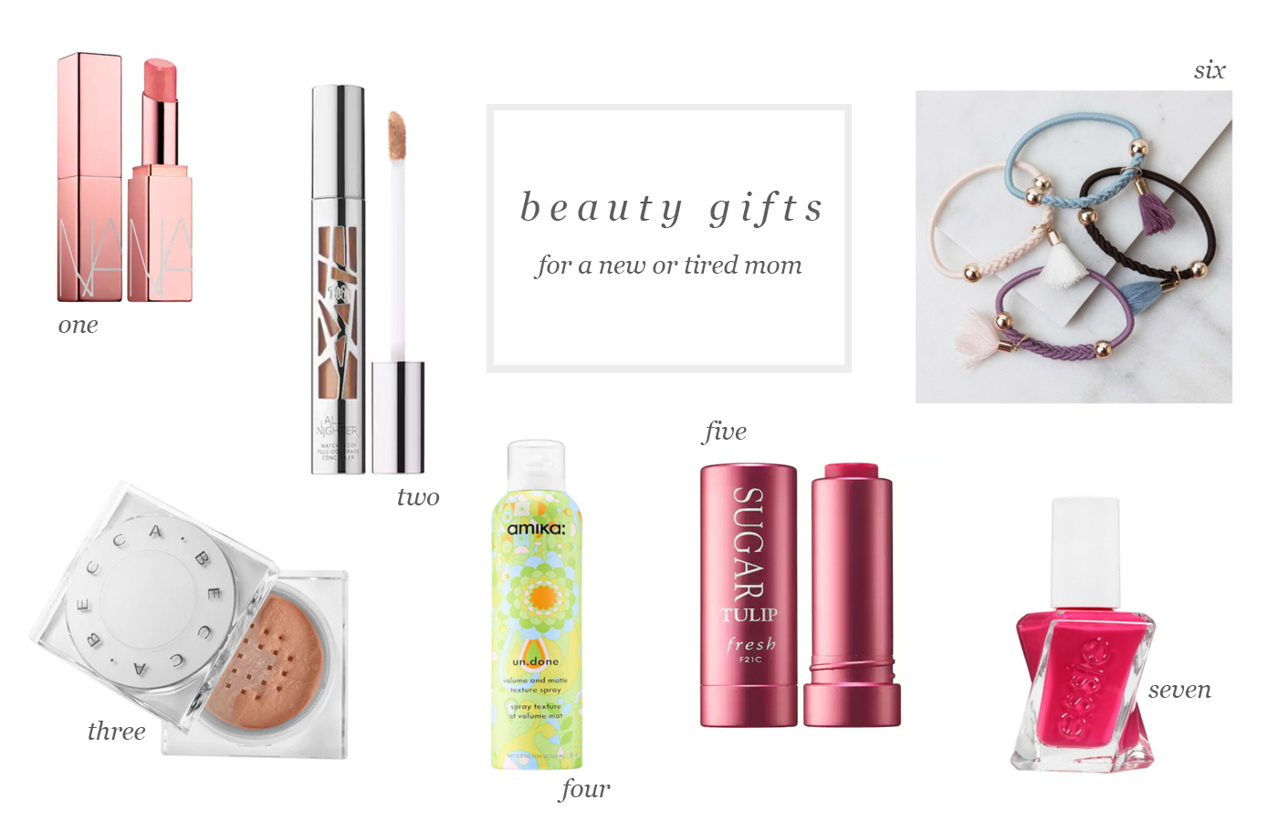 Beauty gifts for a new/tired mom