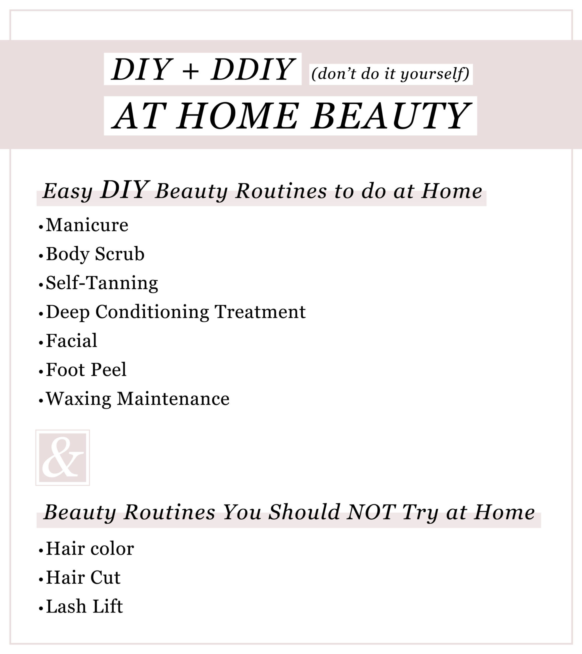 What Beauty Routines Can you DIY, and Which Ones You Shouldn’t!