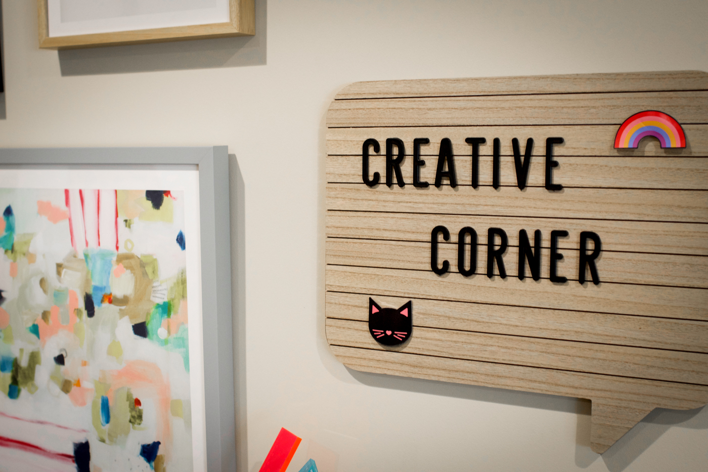Our Creative Corner/Homeschool Space