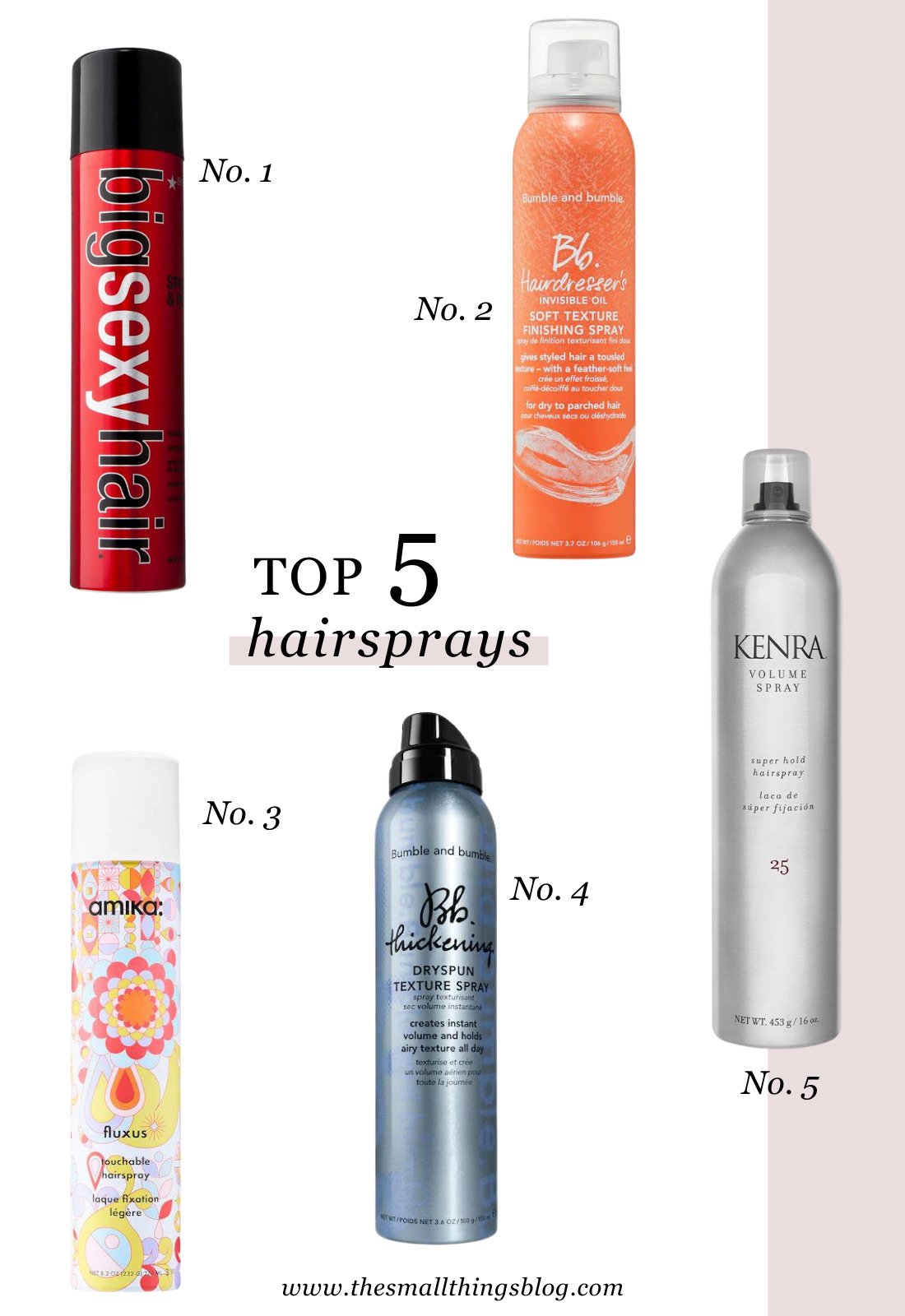 Top 5 Hairsprays