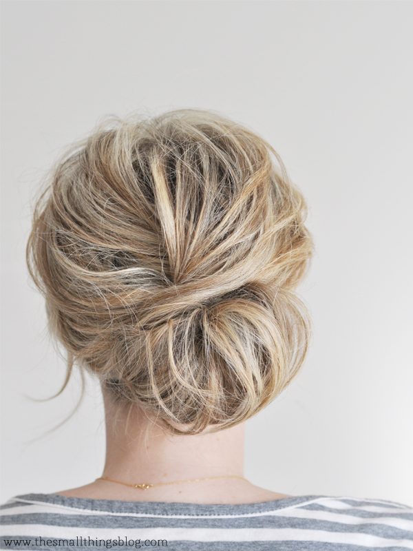 Low Chignon Hair Tutorial – The Small Things Blog