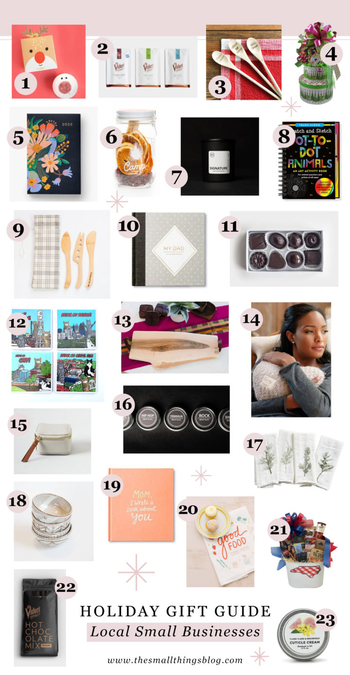 2021 Holiday Gift Guide featuring Local Small Businesses!