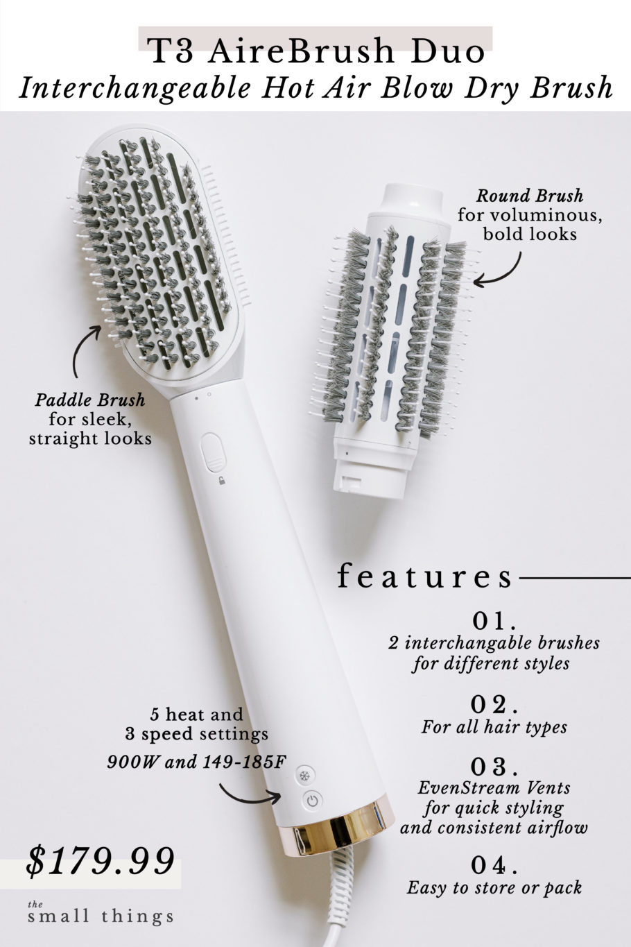 The Blow Dry Brush Comparison (and which one I loved the most!) – The Small  Things Blog