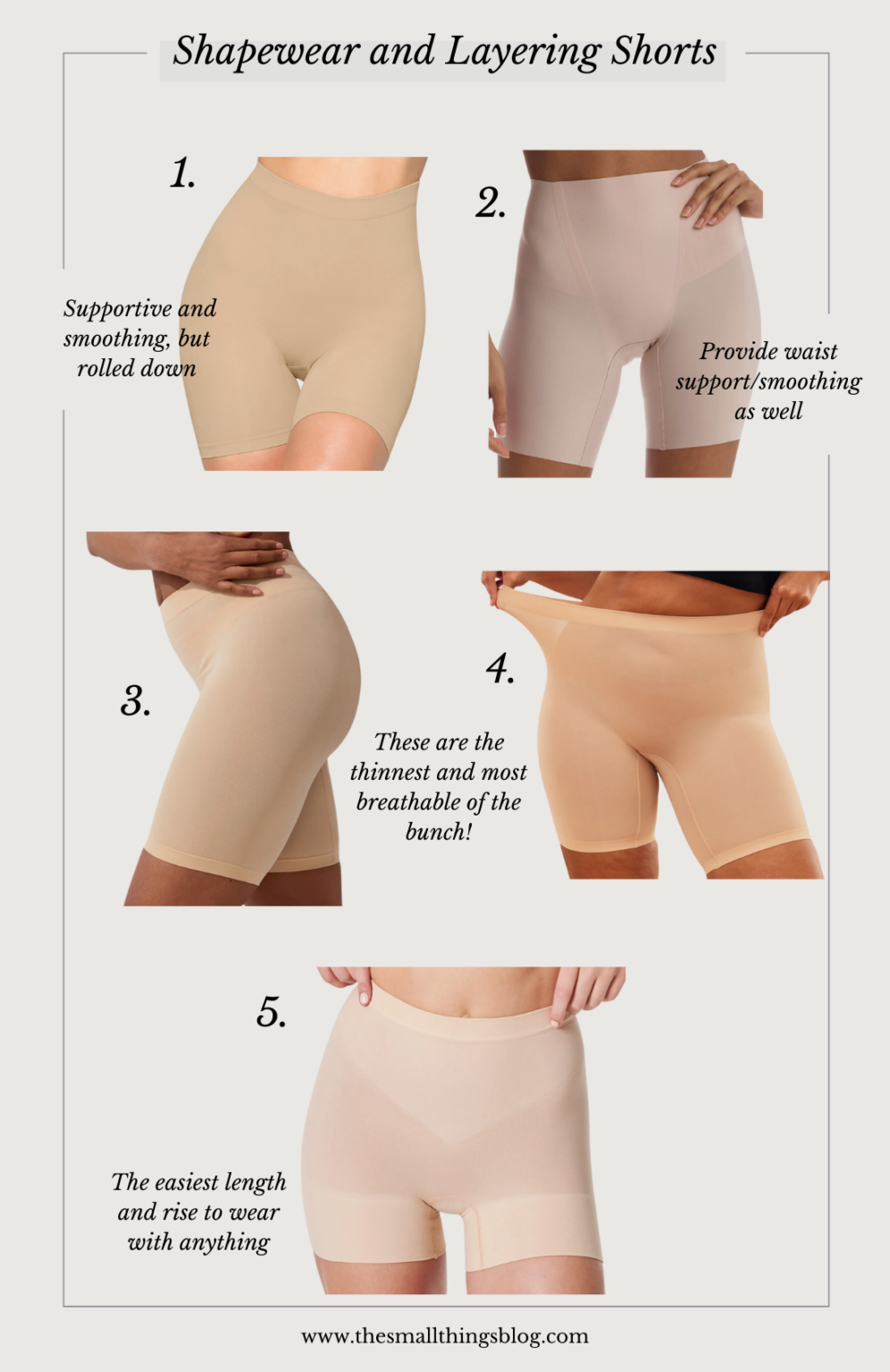 Pcimagine Shapewear Shorts Natural